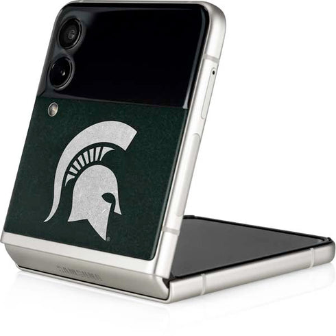Michigan State University Spartans Logo Galaxy Z Flip4 5G Skin